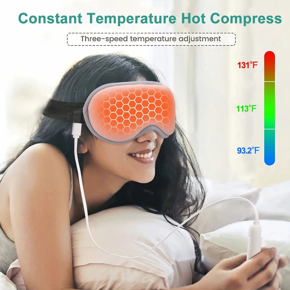Reusable USB Electric Heated Eyes Mask