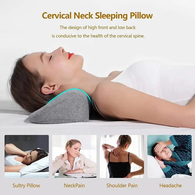 Memory Foam Cervical Neck Pillow